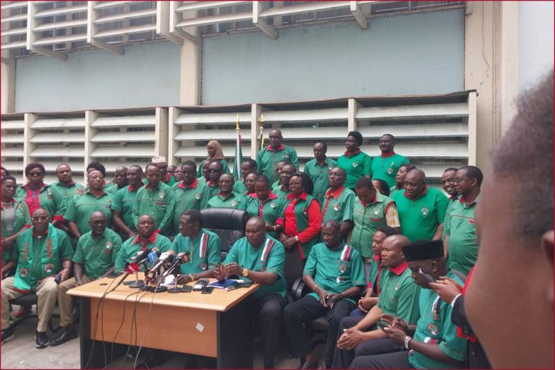 KNUT officials in a past presser.